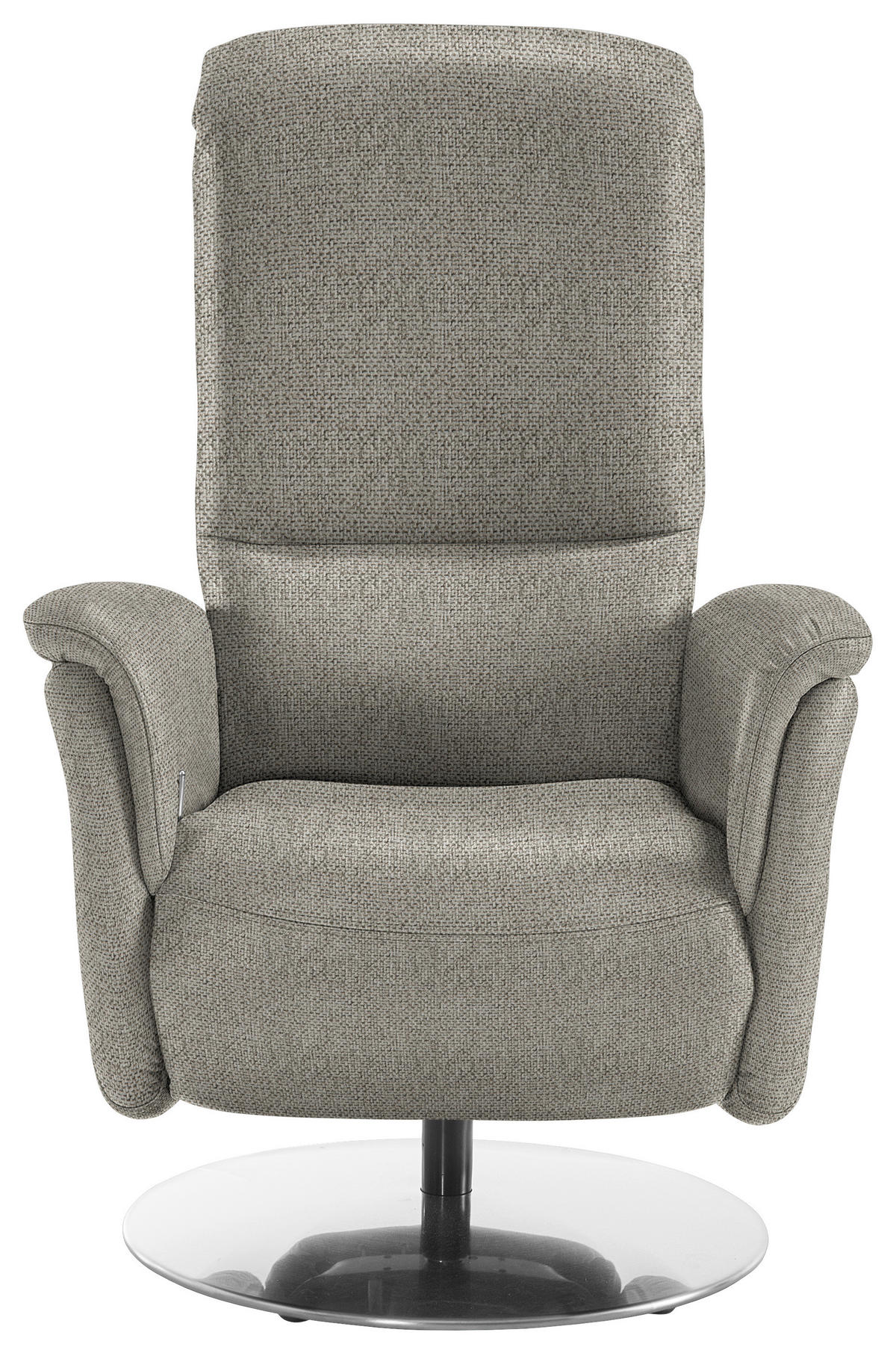 RELAXSESSEL Textil Schilfgrün  - Schilfgrün/Edelstahlfarben, Konventionell, Textil/Metall (79/112/94cm) - Beldomo Premium