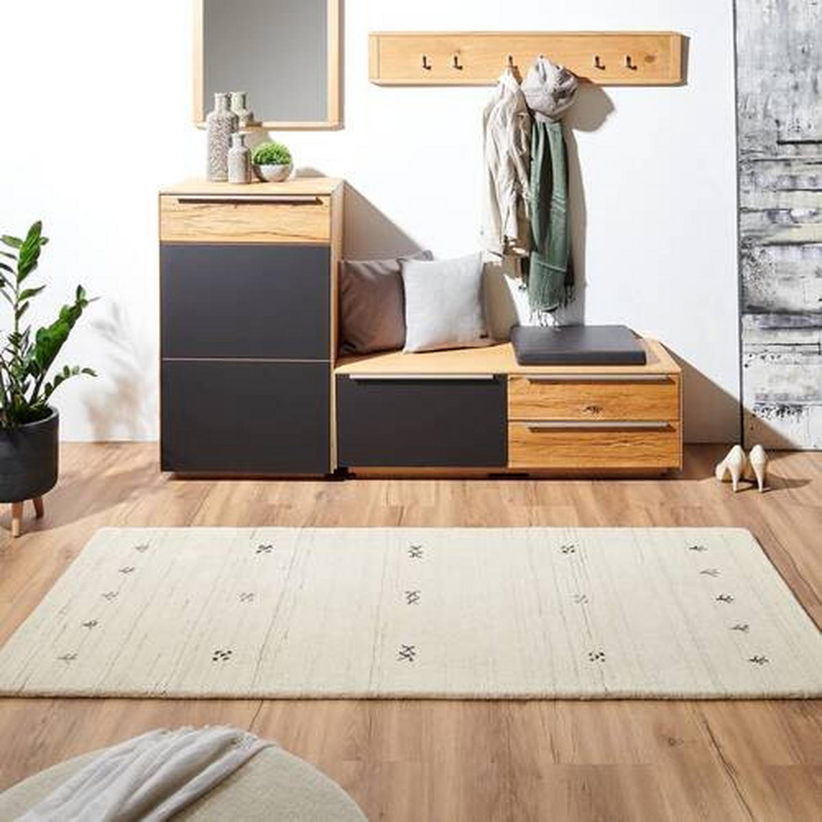 ORIENTÁLNÍ KOBEREC, 80/200 cm, přírodní barvy - přírodní barvy, Konvenční, textil (80/200cm) - Cazaris