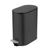 TRETEIMER Collungo 5 L  - Schwarz, Basics, Kunststoff/Metall (14/28,5/29cm) - Wenko