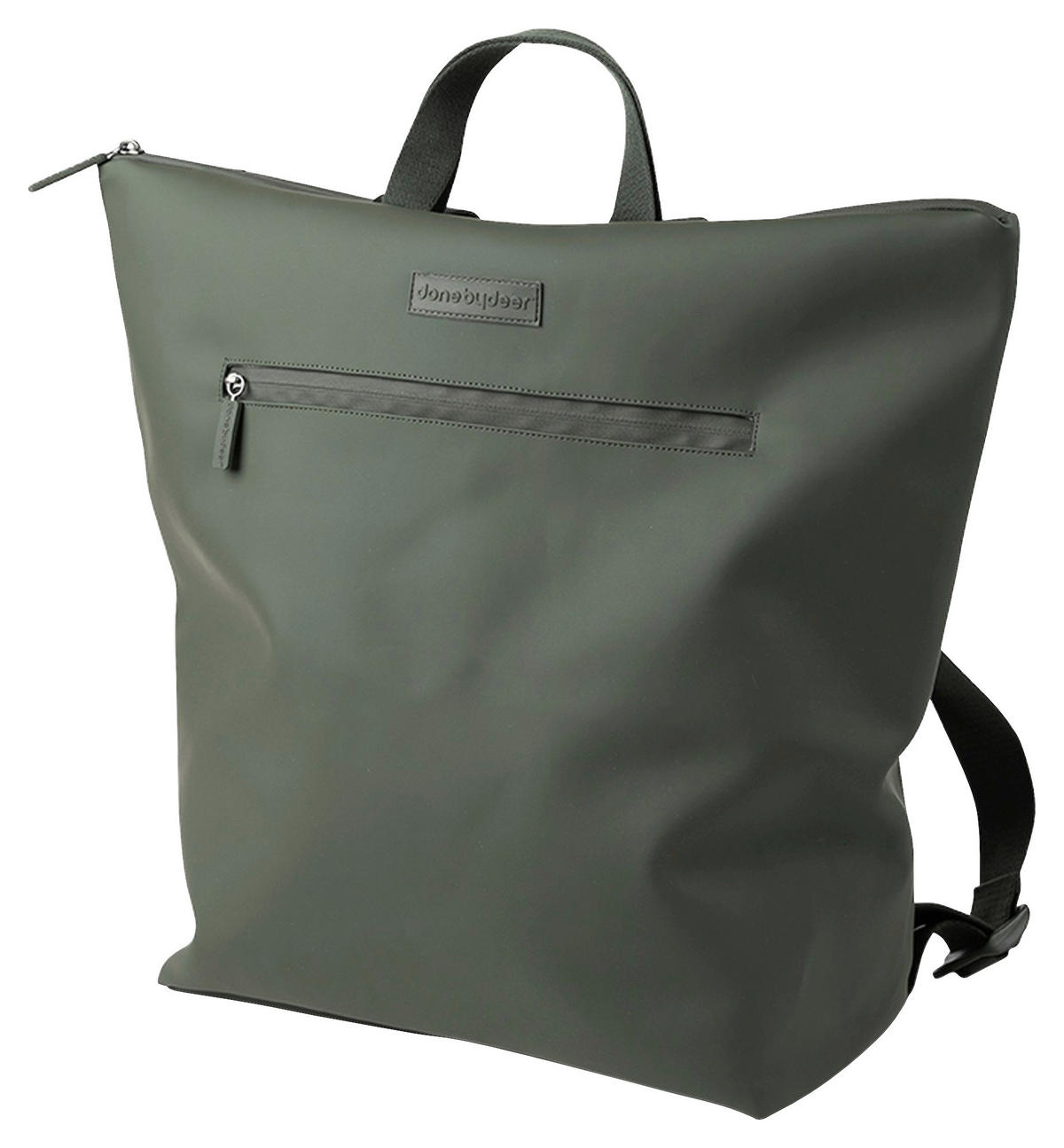 WICKELTASCHE  - Dunkelgrün, Basics, Kunststoff/Textil (40,0/15/45cm)