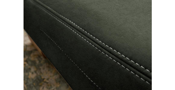 WOHNLANDSCHAFT in Mikrofaser Grün - Wildeiche/Beige, KONVENTIONELL, Holz/Textil (185/343/243cm) - Voleo