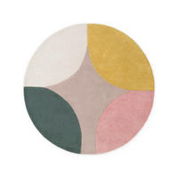WOLLTEPPICH 160 cm Westminster Cecil Multicolor, Beige rund  - Beige/Multicolor, Basics, Textil (160cm) - Ted Baker