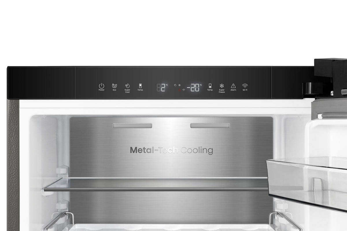 KÜHL-GEFRIER-KOMBINATION 59,5/185,6/60 cm RB3K330SAIC  - Grau, Basics (59,5/185,6/60cm) - Hisense