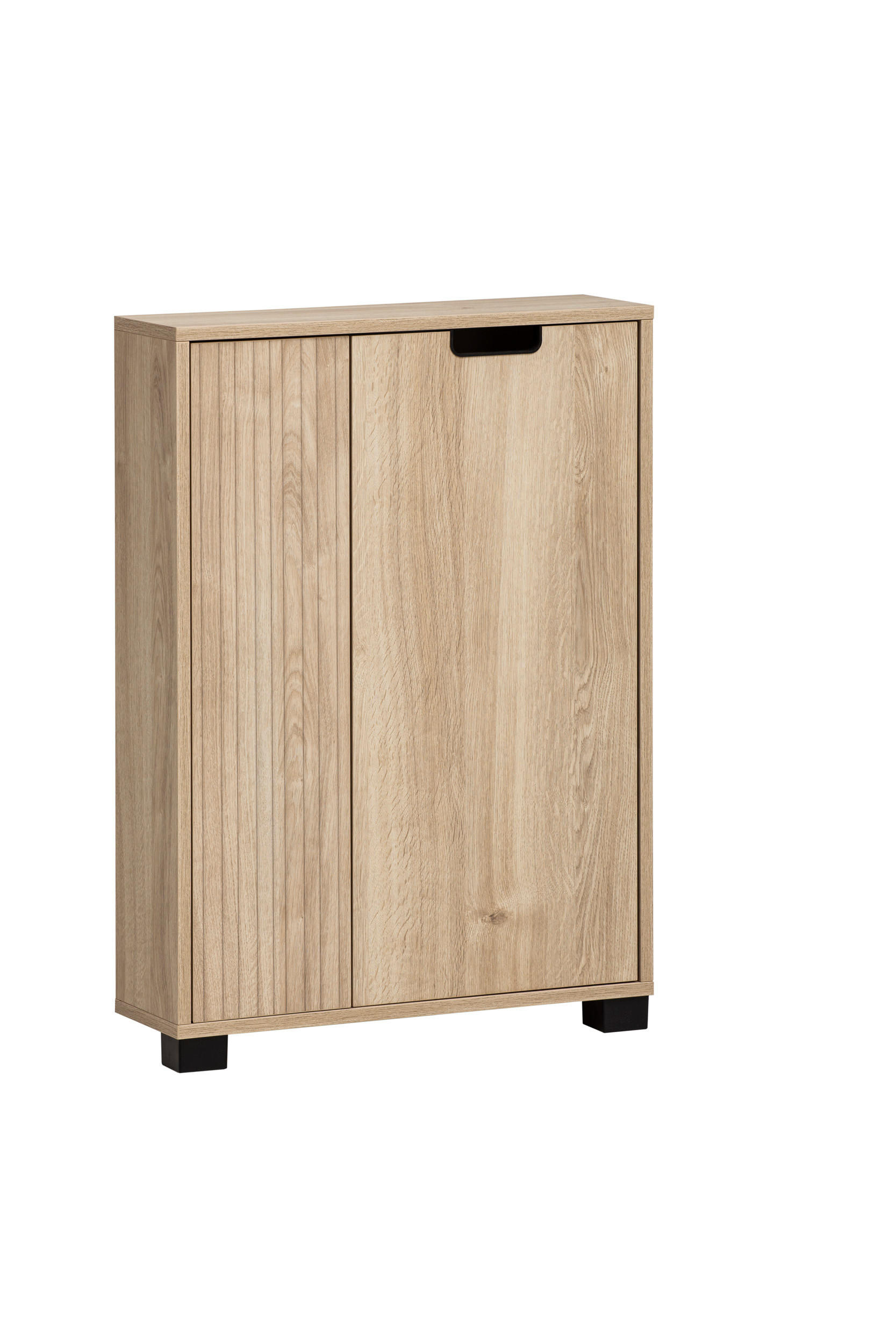 UNTERSCHRANK 59,8/85,2/19,55 cm   - Schwarz/Eiche Artisan, Design, Holzwerkstoff/Kunststoff (59,8/85,2/19,55cm) - MID.YOU