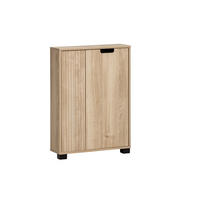 UNTERSCHRANK 59,8/85,2/19,55 cm   - Schwarz/Eiche Artisan, Design, Holzwerkstoff/Kunststoff (59,8/85,2/19,55cm) - MID.YOU