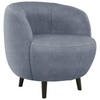 SESSEL Webstoff Blau    - Blau/Schwarz, Design, Holz/Textil (72/72/76cm) - LOOKS by W.Joop