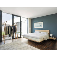 BETTANLAGE 180/200 cm  in Weiß, Eichefarben  - Eichefarben/Weiß, Natur, Leder/Holz (180/200cm) - TEAM 7