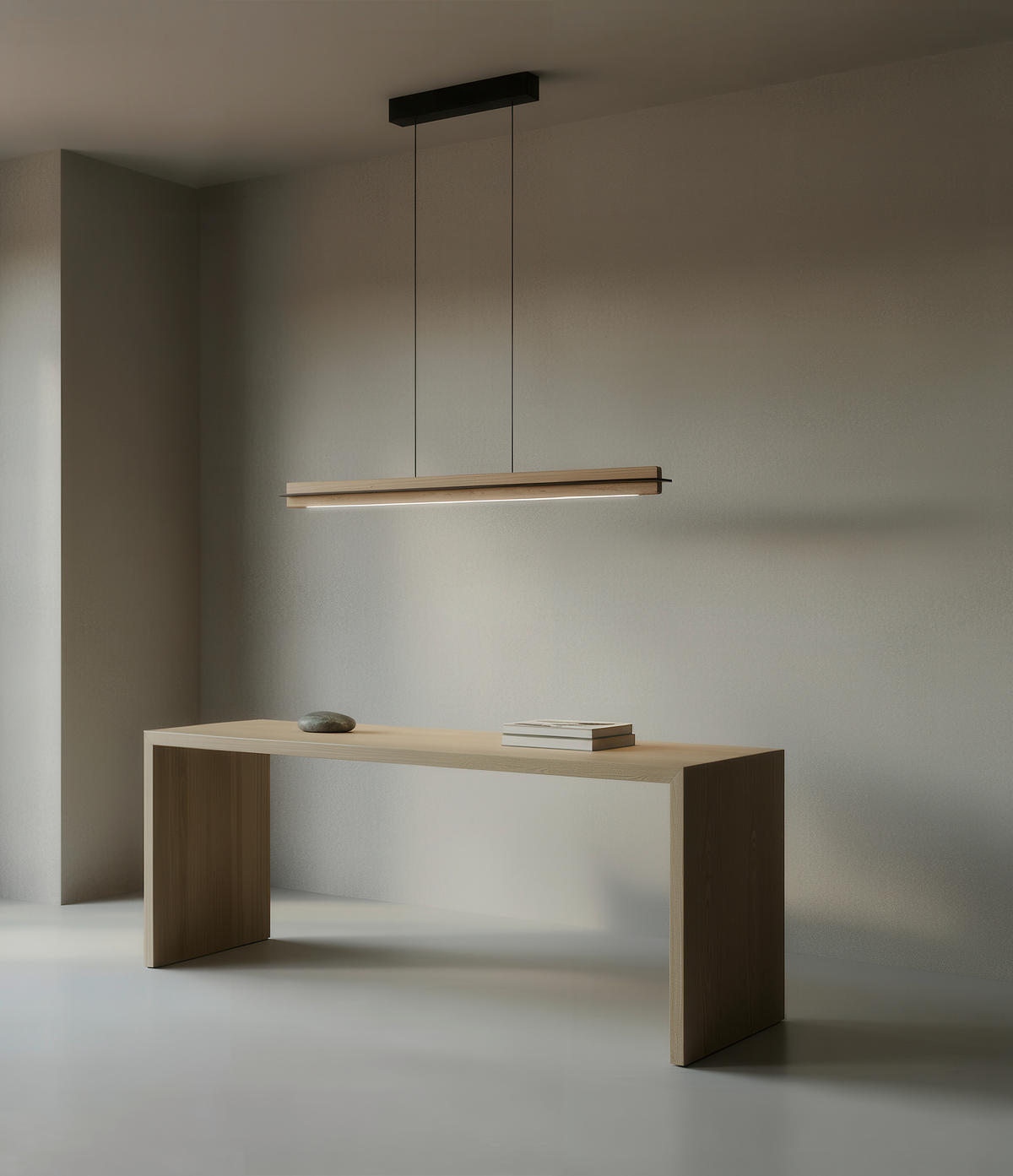 LED-HÄNGELEUCHTE Laurenz 118/6/6,5 cm   - Wildeiche, Natur, Holz (118/6/6,5cm) - Ambiente