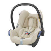 BABYSCHALE CabrioFix - Sandfarben/Schwarz, Basics, Kunststoff/Textil (44,50/57/66cm) - Maxi-Cosi