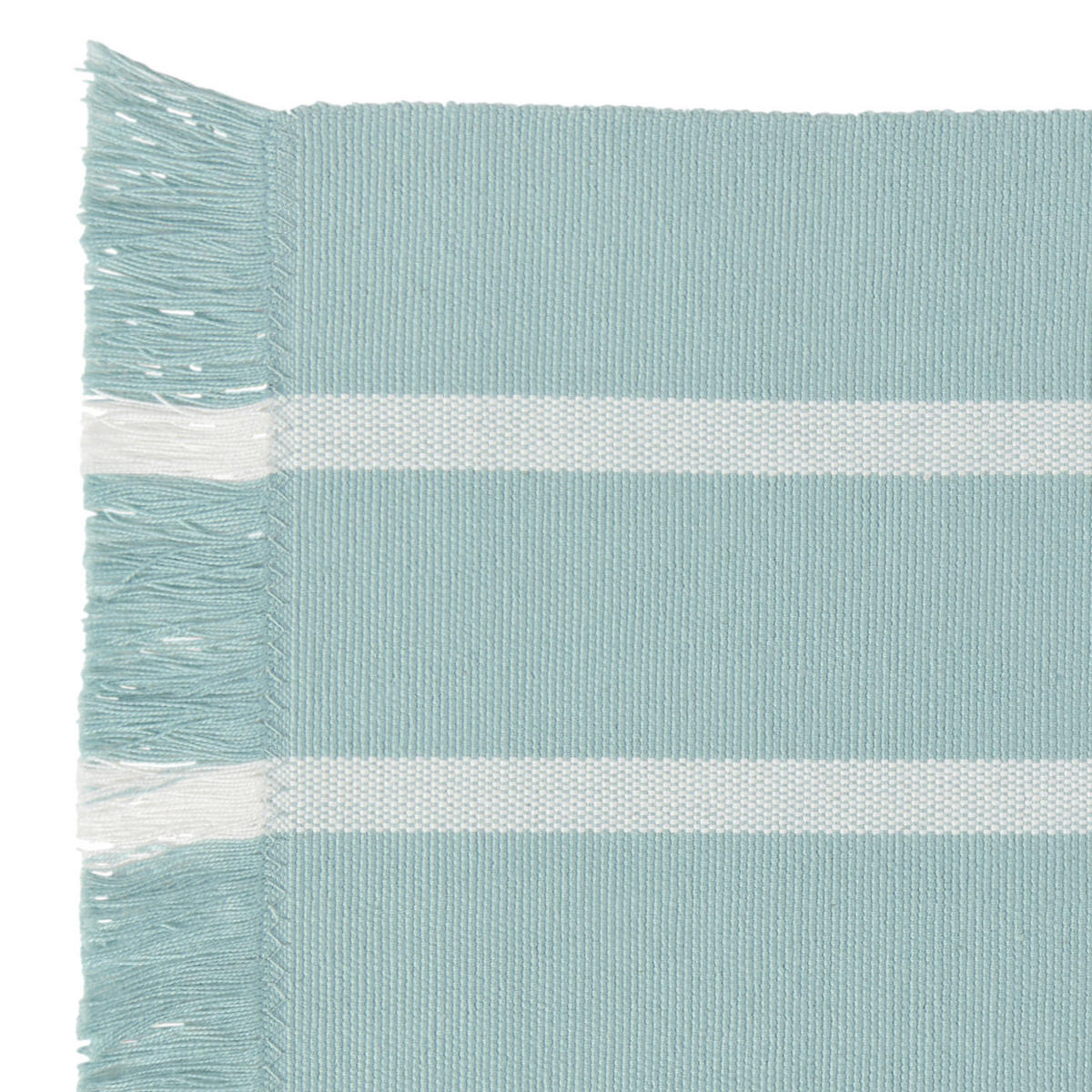 PROSTÍRÁNÍ NA STŮL, bavlna, 35/45 cm - bílá/světle modrá, Design, textil (35/45cm) - Novel