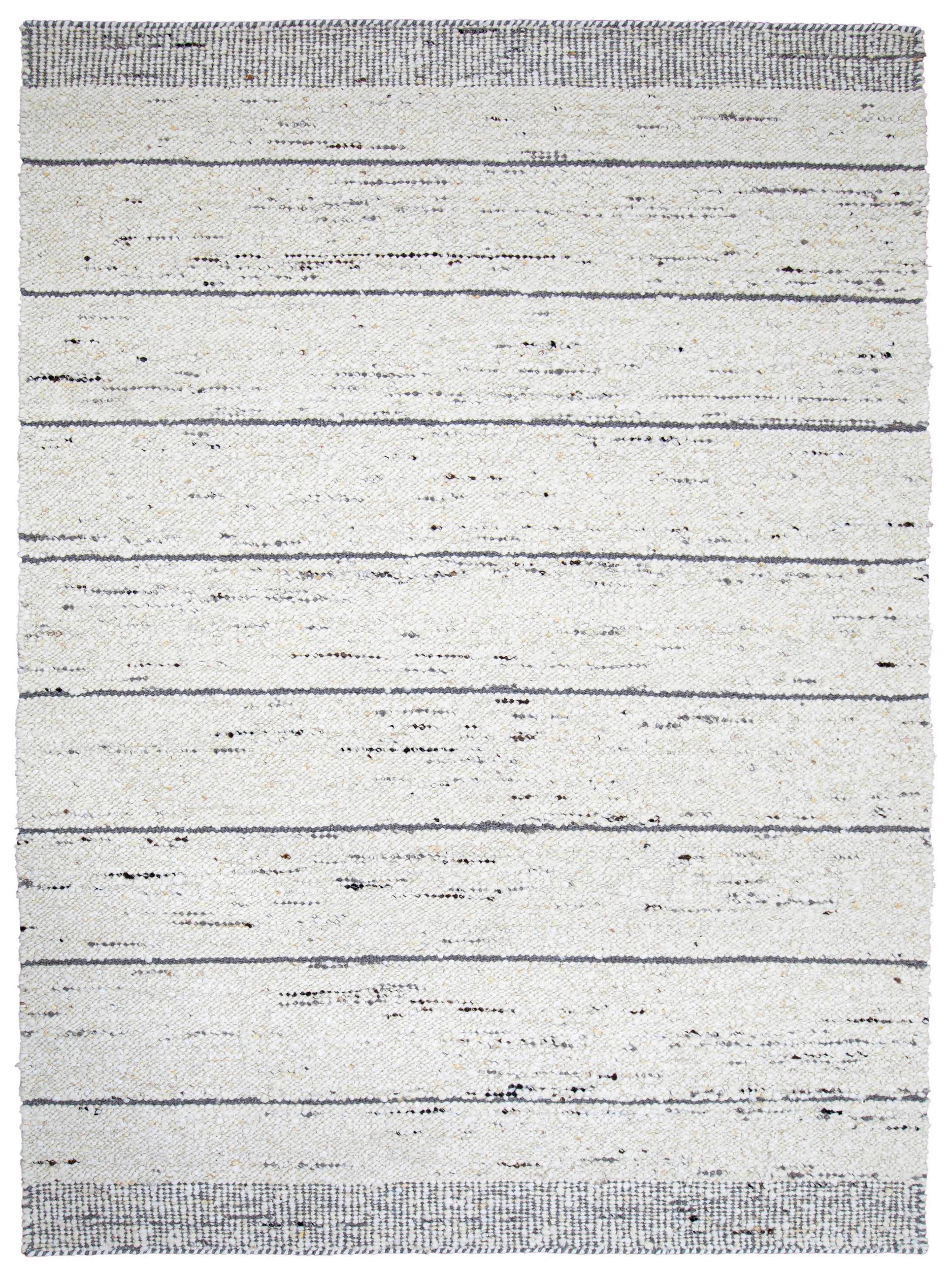 HANDWEBTEPPICH 160/230 cm Rimini Grau  - Grau, Natur, Textil (160/230cm) - Linea Natura