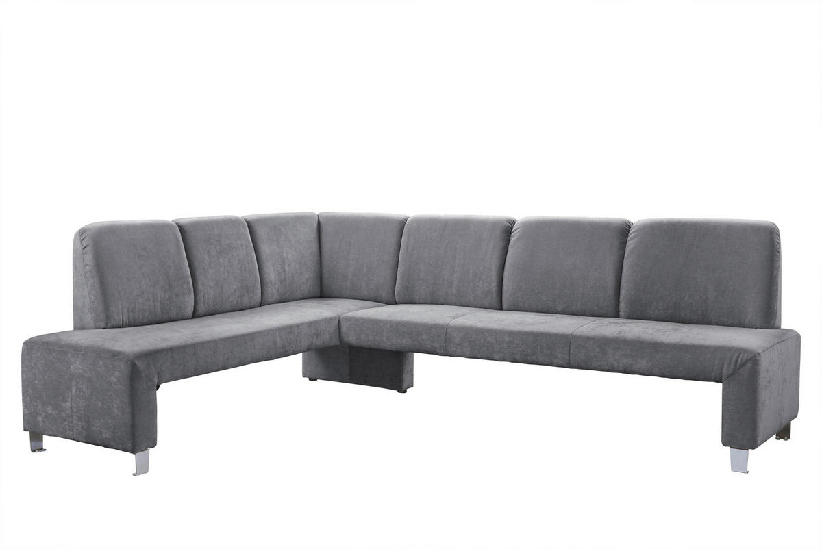 KLUPA KUTNA  antracit  drvo, tekstil, drvni materijal      - srebrne boje/antracit, Moderno, drvni materijal/drvo (263/198cm) - Livetastic