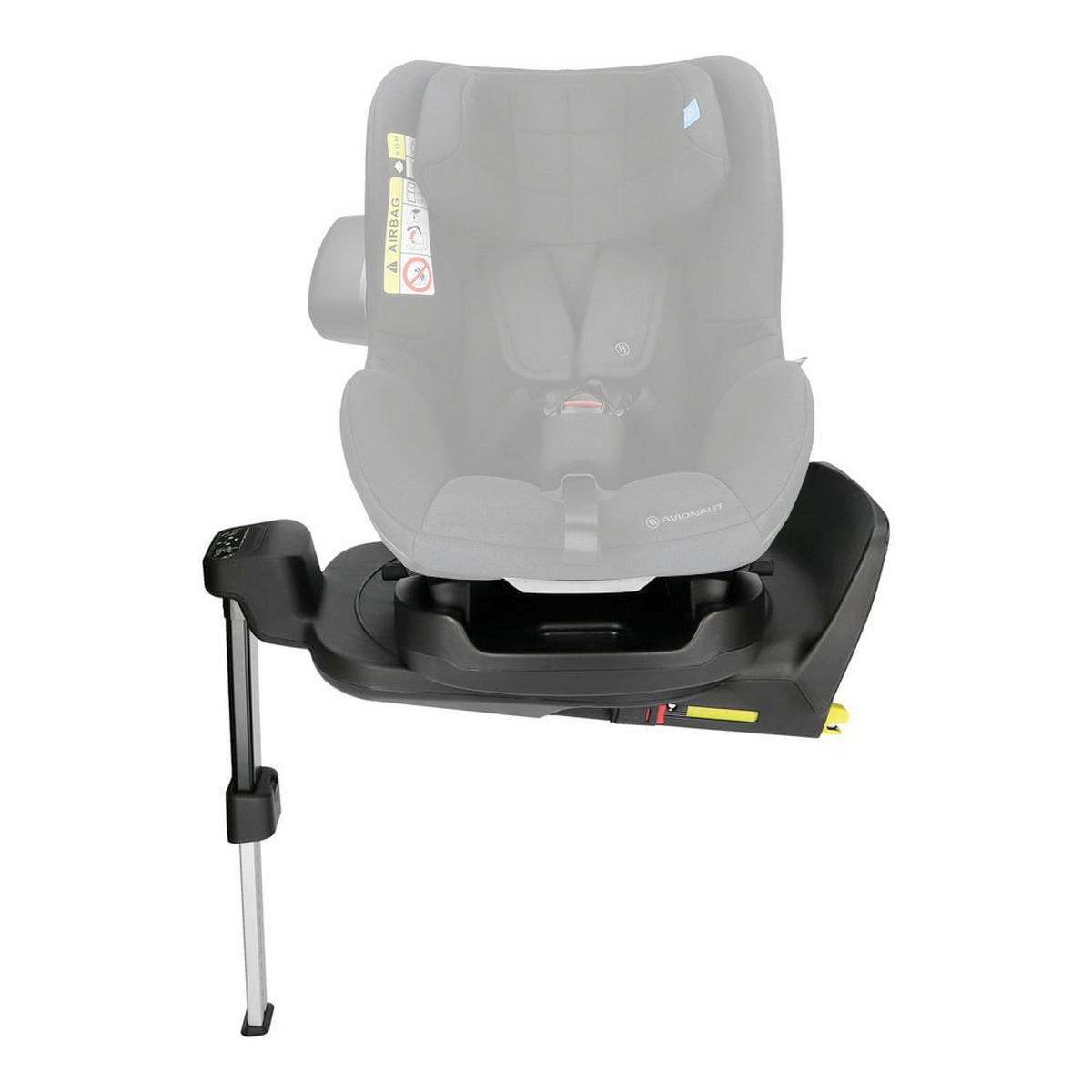 ISOFIX BAZA   - crna, Basics, plastika (68/40/64cm) - AVIONAUT