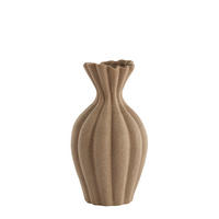 DEKOVASE  - Braun, Basics, Keramik (21,5/21,5/44,5cm) - Light & Living