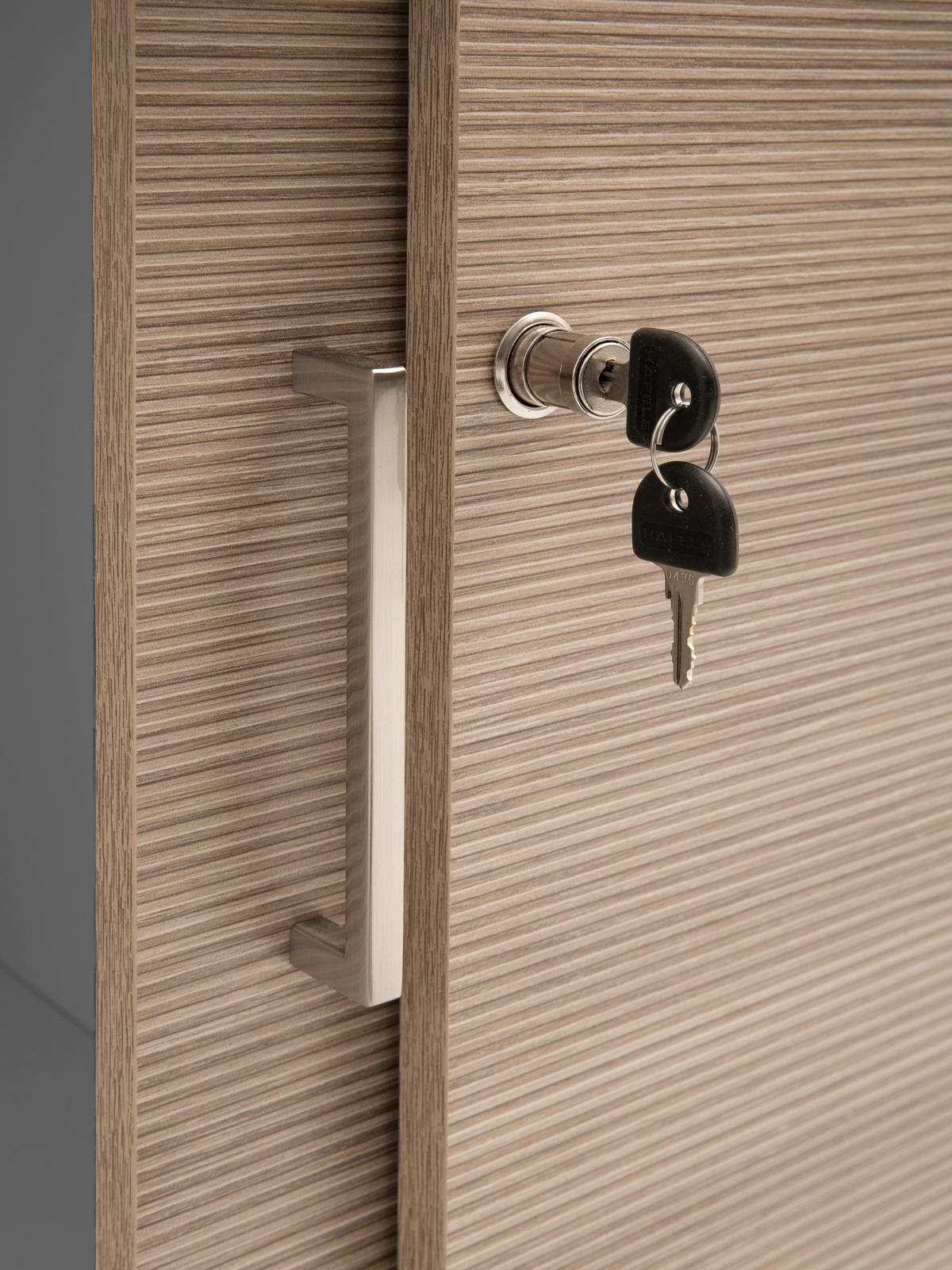 AKTENSCHRANK Anthrazit, Beige  - Beige/Anthrazit, MODERN, Holzwerkstoff (80,1/150/38,2cm) - MID.YOU