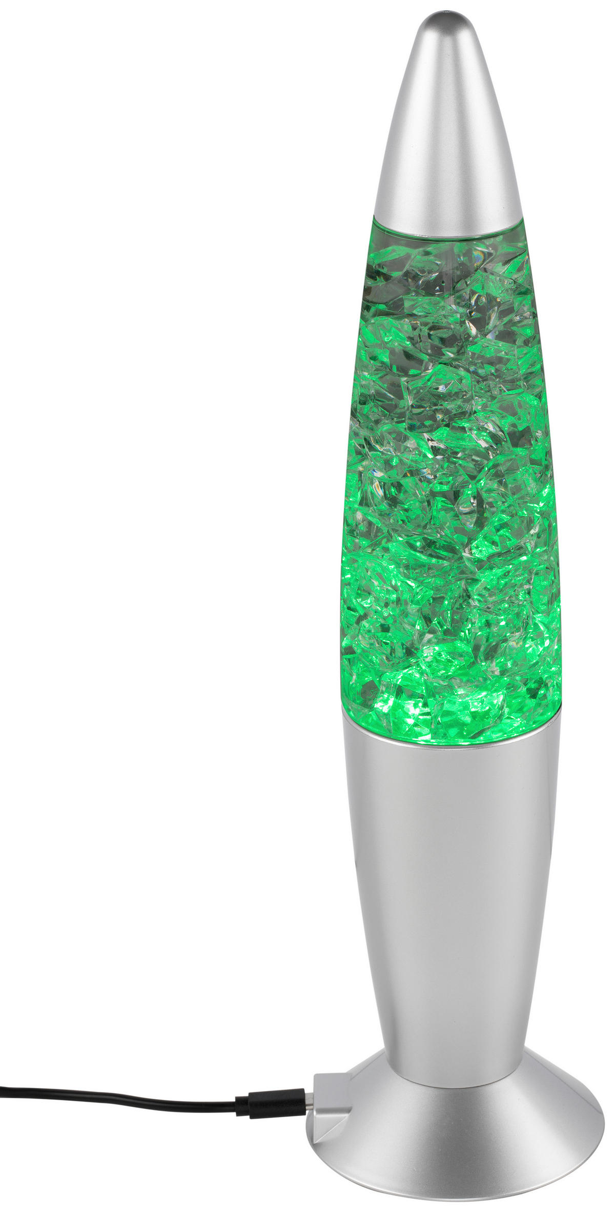 DEKORAČNÉ LED SVIETIDLO - strieborná, Lifestyle, plast (8,5/32,5cm) - Xora