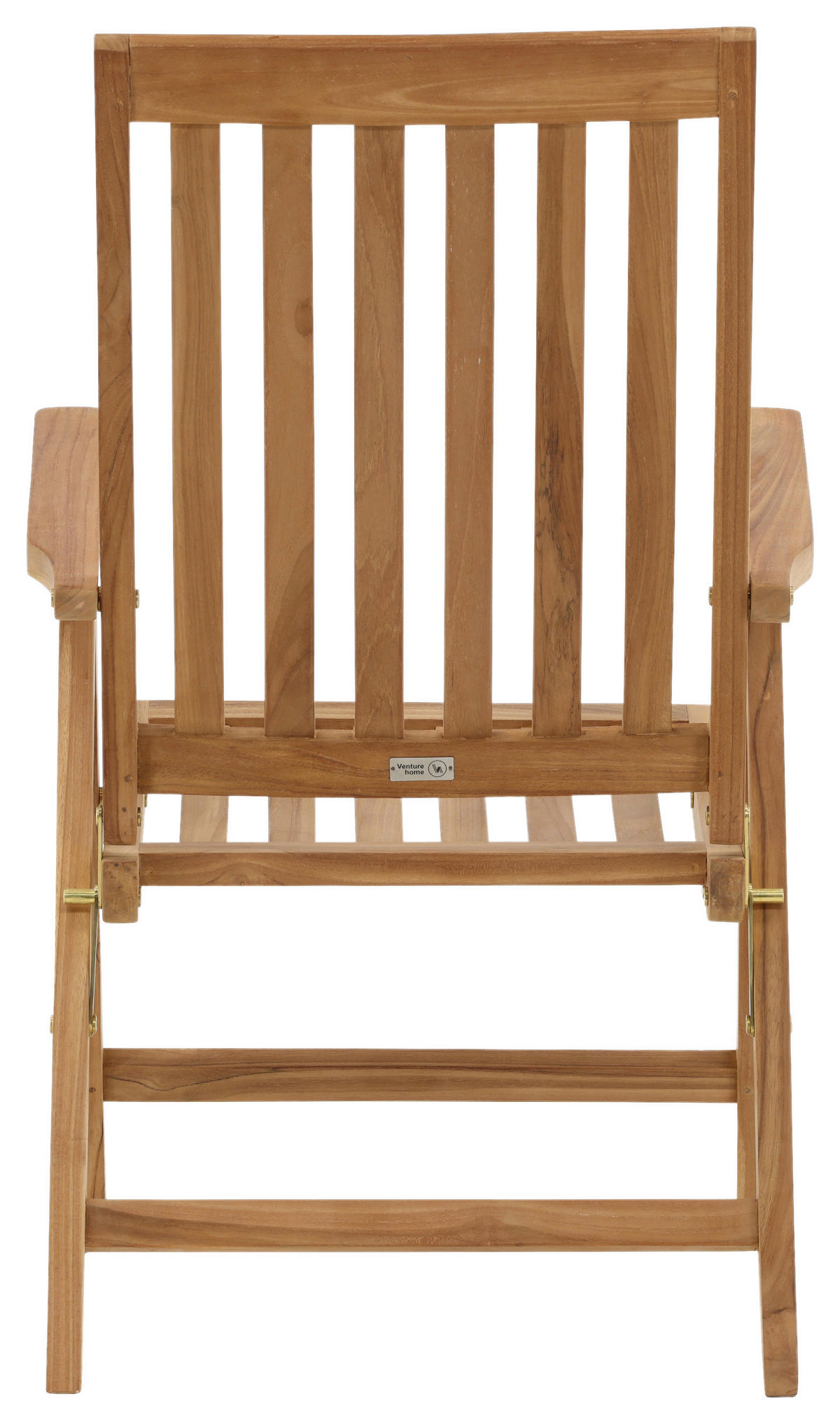 KLAPPSTUHL in Holz Teakfarben  - Teakfarben, KONVENTIONELL, Holz (62/105/73cm) - Gardenson