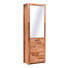 GARDEROBENSCHRANK 66/203/40 cm - Buchefarben/Silberfarben, KONVENTIONELL, Holz/Metall (66/203/40cm) - Landscape GARDEROBENSCHRANK 66/203/40 cm - Buchefarben/Silberfarben, KONVENTIONELL, Holz/Metall (66/203/40cm) - Landscape