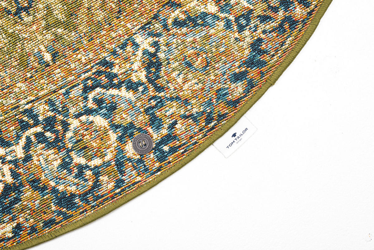 OUTDOORTEPPICH 160/160 cm Grün  - Grün, Design, Textil (160/160cm) - Tom Tailor