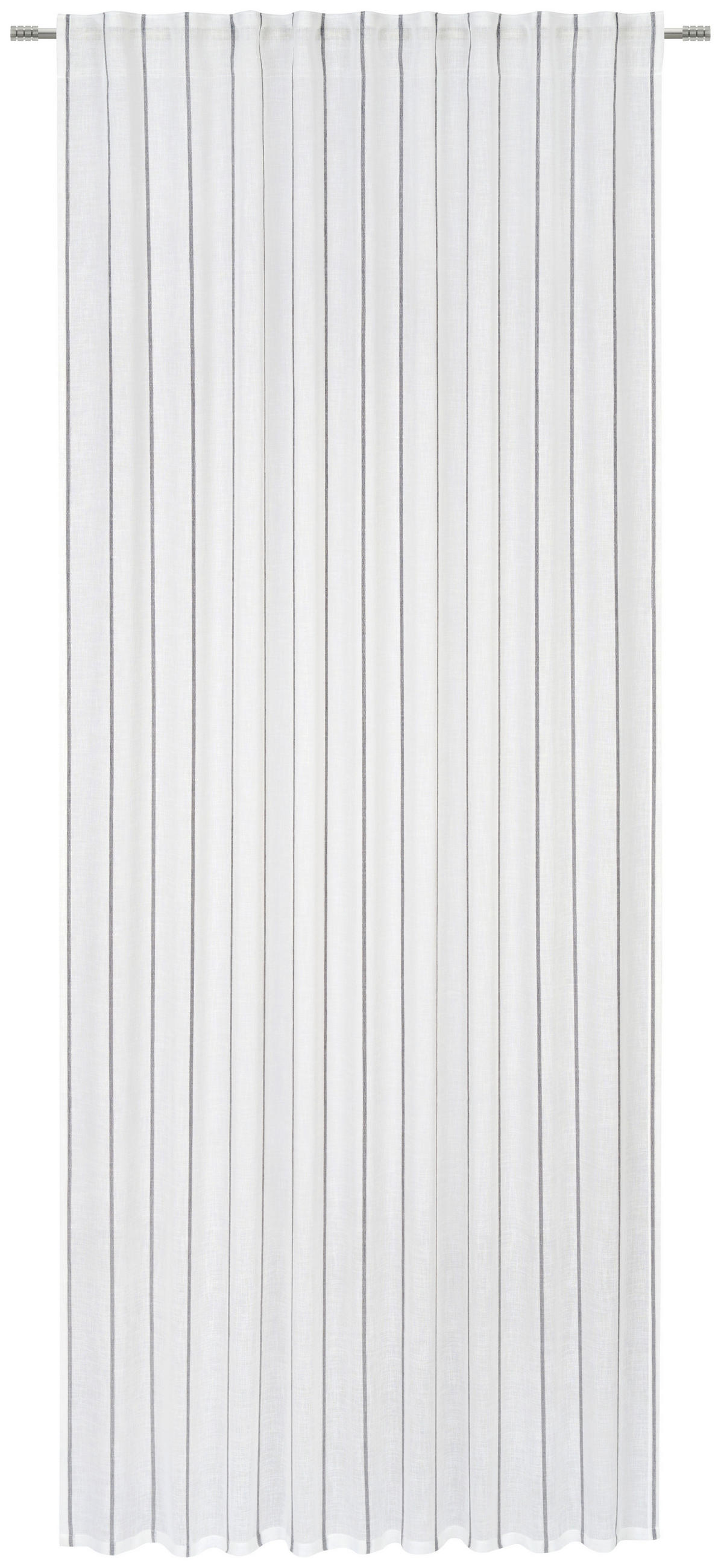 KÉSZFÜGGÖNY részben áttetsző  - szürke, Trend, textil (140/245cm) - Esposa