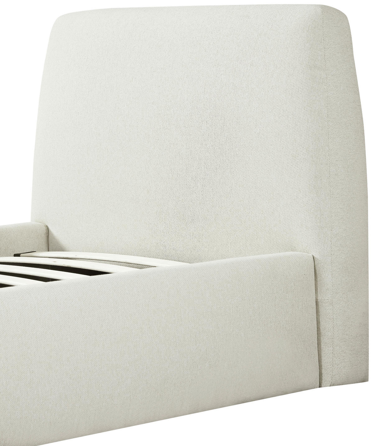 POLSTERBETT 90/200 cm,  in Creme, Lattenrost, Bettkasten,  - Creme/Schwarz, MODERN, Holz/Kunststoff (90/200cm) - Livetastic