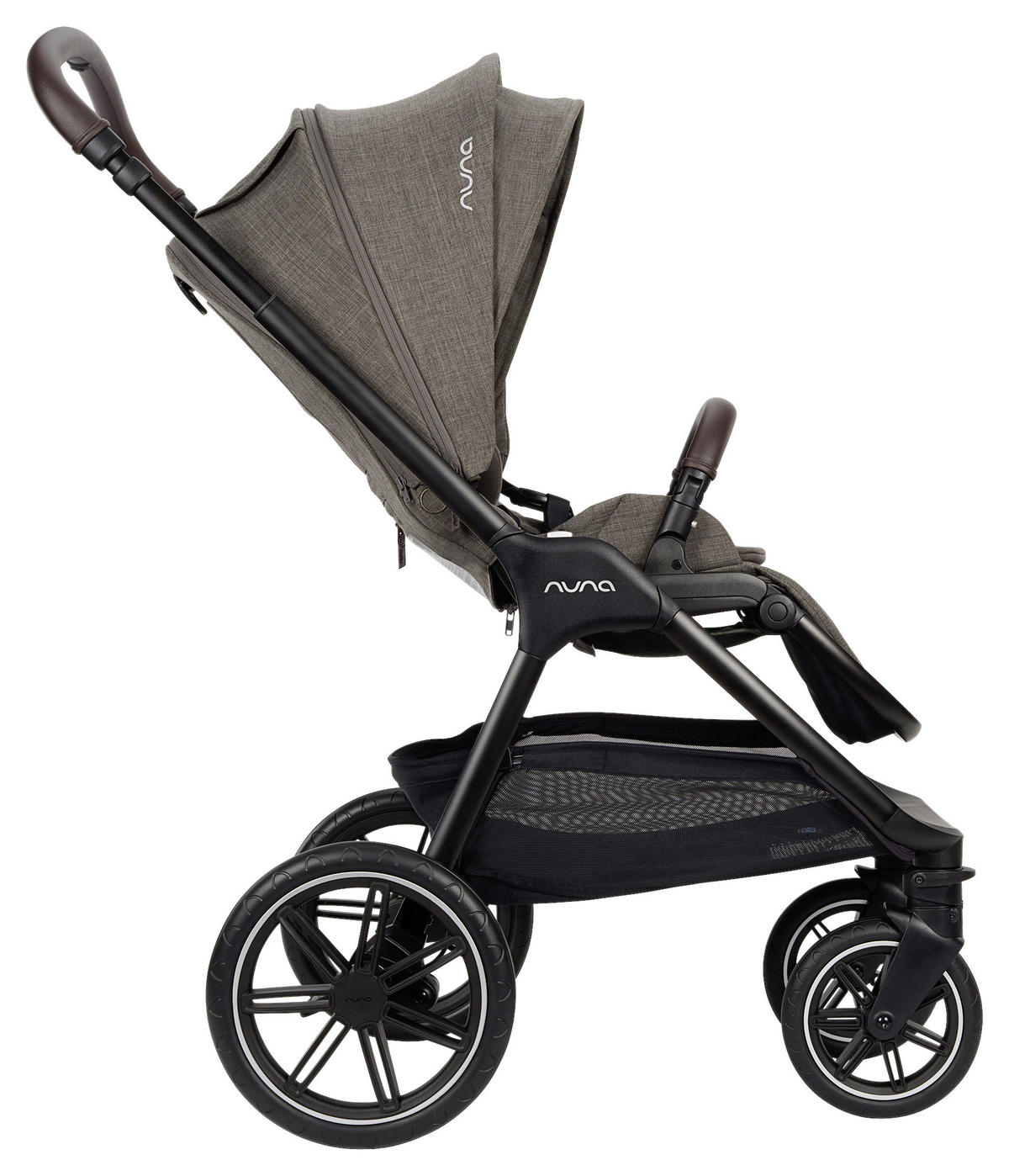 KINDERWAGENSET TRIV lx  - Sandfarben/Schwarz, Basics, Kunststoff/Metall (58/109/93,5cm) - Nuna