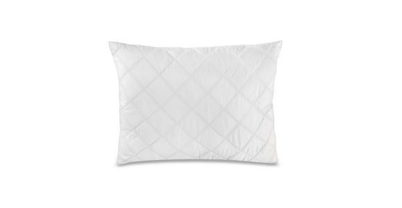 Kopfpolster mit Faserkugeln Julia 70x90cm - Weiß, KONVENTIONELL, Textil (70/90cm) - Primatex
