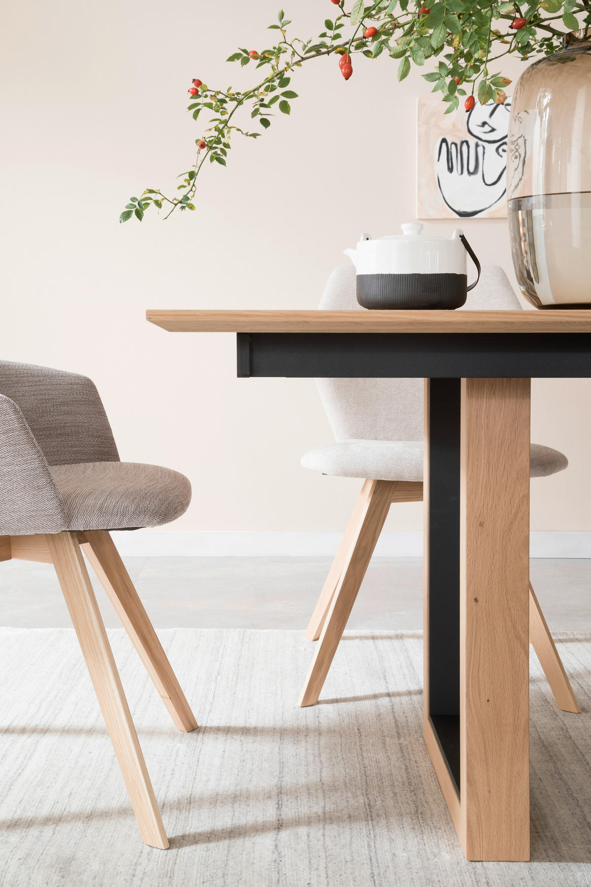 WEBTEPPICH 200/300 cm Lines  - Creme, Design, Textil (200/300cm) - Joop!