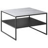 COUCHTISCH in Metall, Keramik 65/65/41 cm  - Grau, Design, Keramik/Metall (65/65/41cm) - Johann Jakob