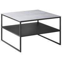 COUCHTISCH in Metall, Keramik 65/65/41 cm  - Grau, Design, Keramik/Metall (65/65/41cm) - Johann Jakob