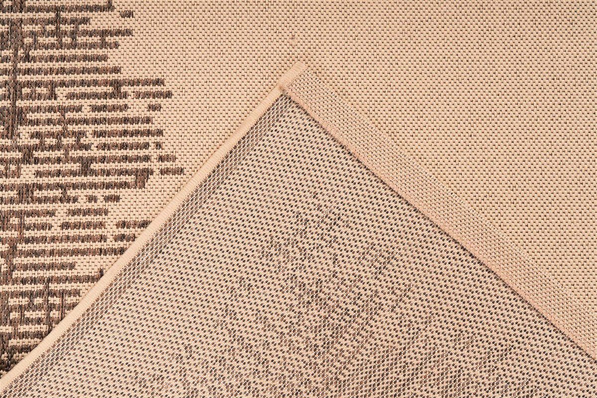 FLACHWEBETEPPICH 120/170 cm Splash 900 Creme / Braun Braun, Creme  - Creme/Braun, KONVENTIONELL, Textil (120/170cm)