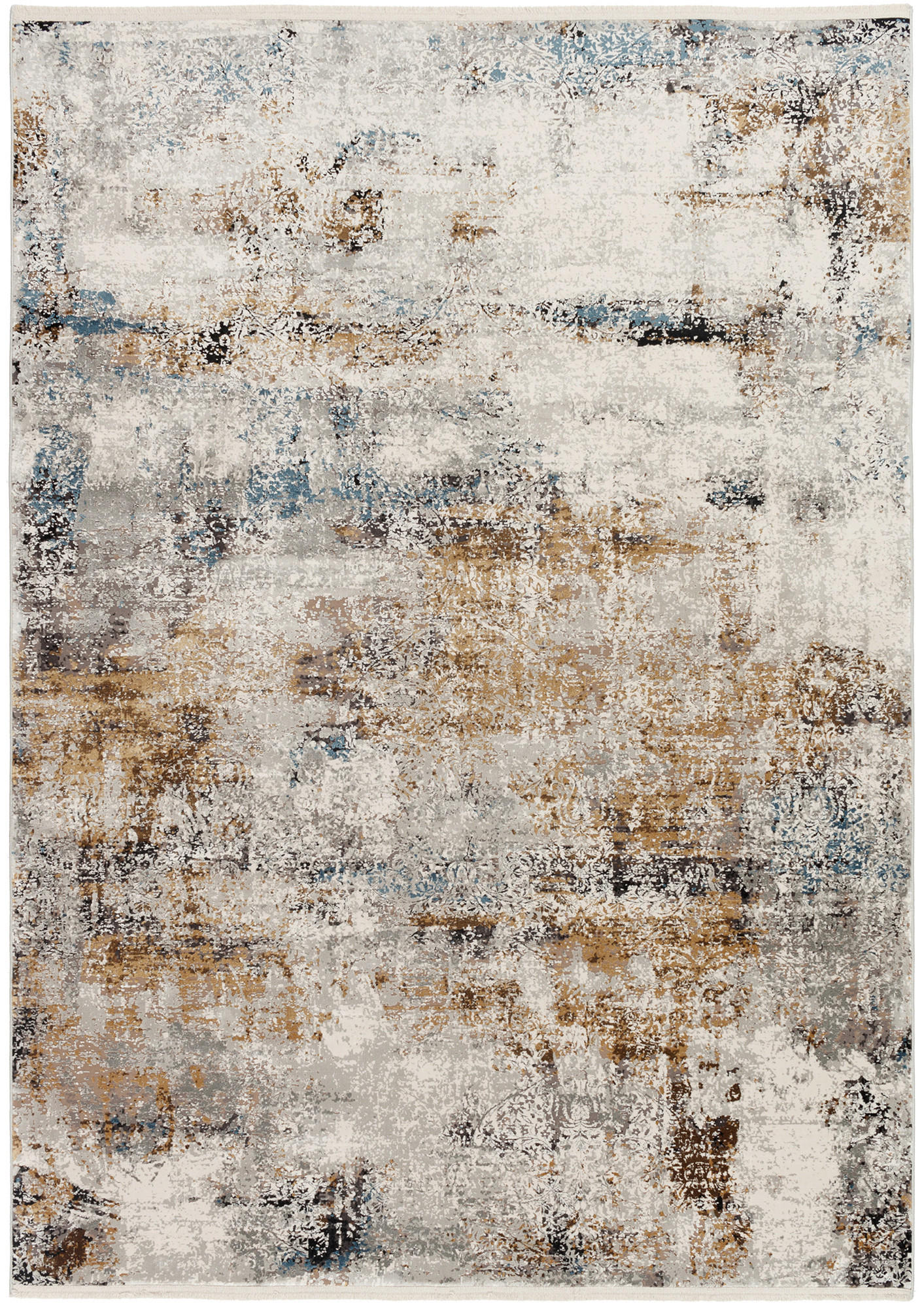 WEBTEPPICH Le Mans Grau, Schwarz  - Schwarz/Grau, Design, Textil (200/290cm) - Dieter Knoll