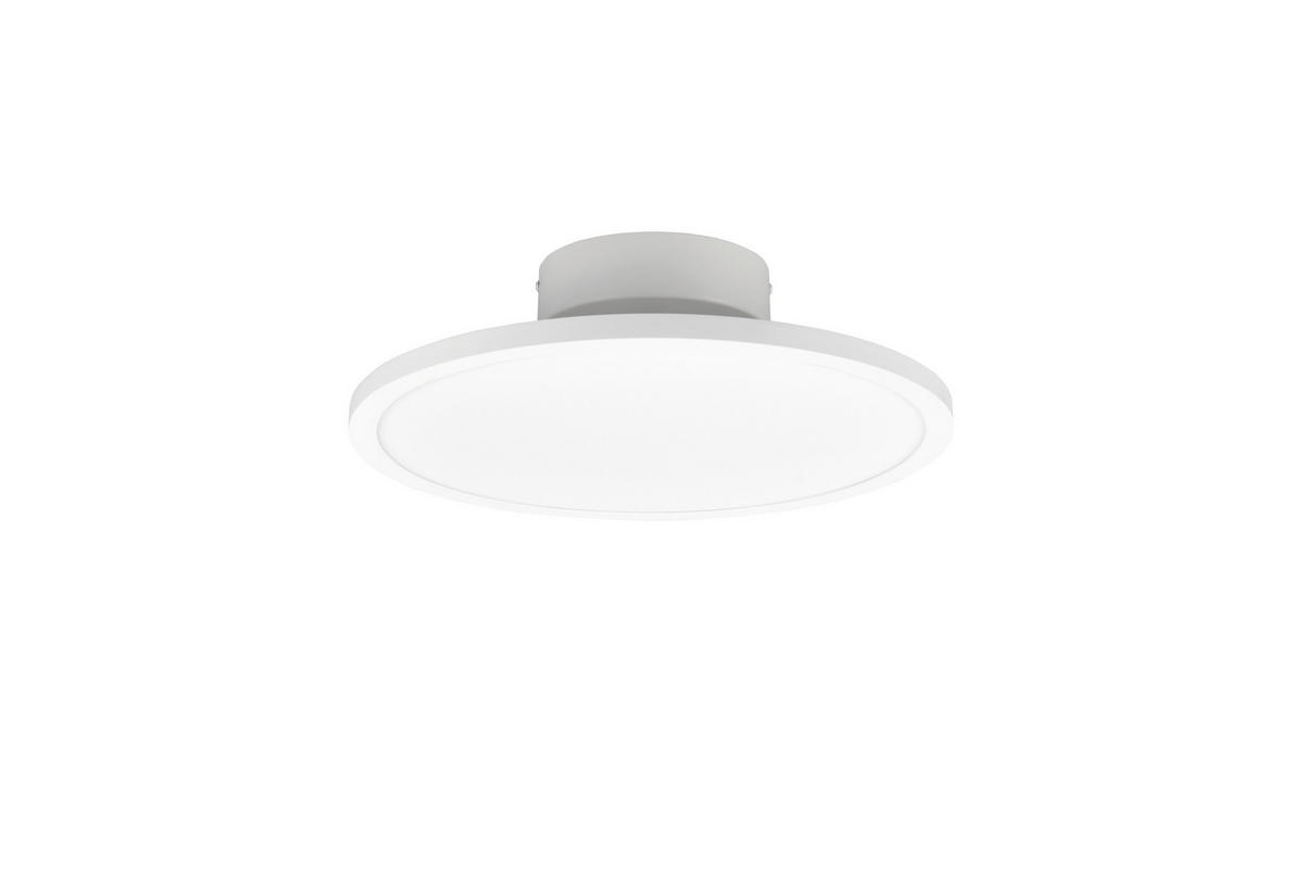 LED-DECKENLEUCHTE 40/12 cm   - Weiß, Design, Metall (40/12cm)