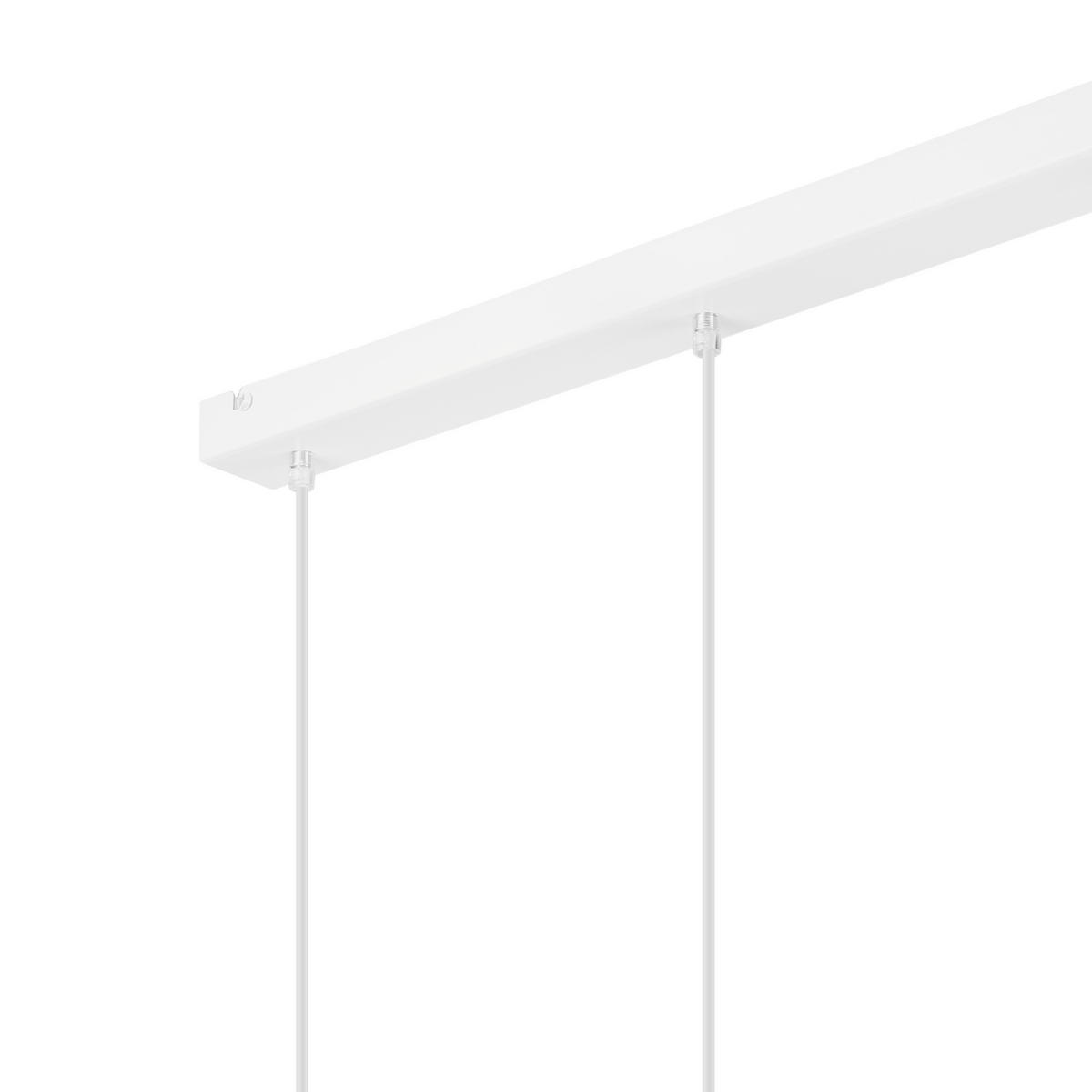 HÄNGELEUCHTE Nico 70/8/80 cm   - Weiß Hochglanz, Basics, Metall (70/8/80cm)