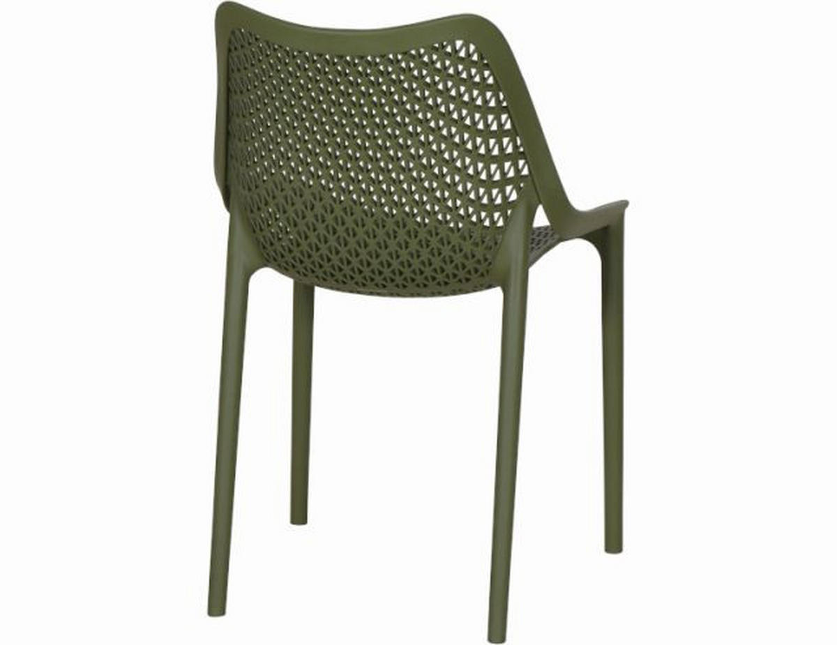 GARTENSTUHL-SET Olivgrün  - Olivgrün, Basics, Kunststoff (60/81/50cm) - Siena Garden