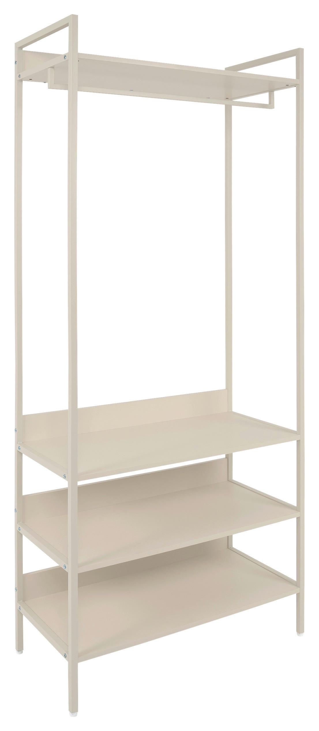 MID.YOU Garderobe Dhaka, béžová, 84/190/40 cm