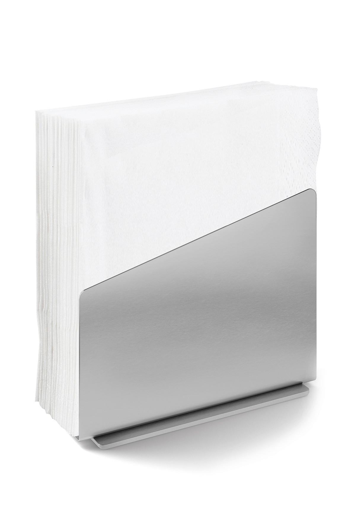 DRŽALO ZA SERVIETE     5/16,5/12,5 cm         - barve aluminija, Basics, kovina (5/16,5/12,5cm) - Zack