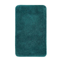 BADTEPPICH Grün, Petrol 70/120 cm  - Petrol/Grün, Basics, Kunststoff/Textil (70/120cm) - WECON HOME