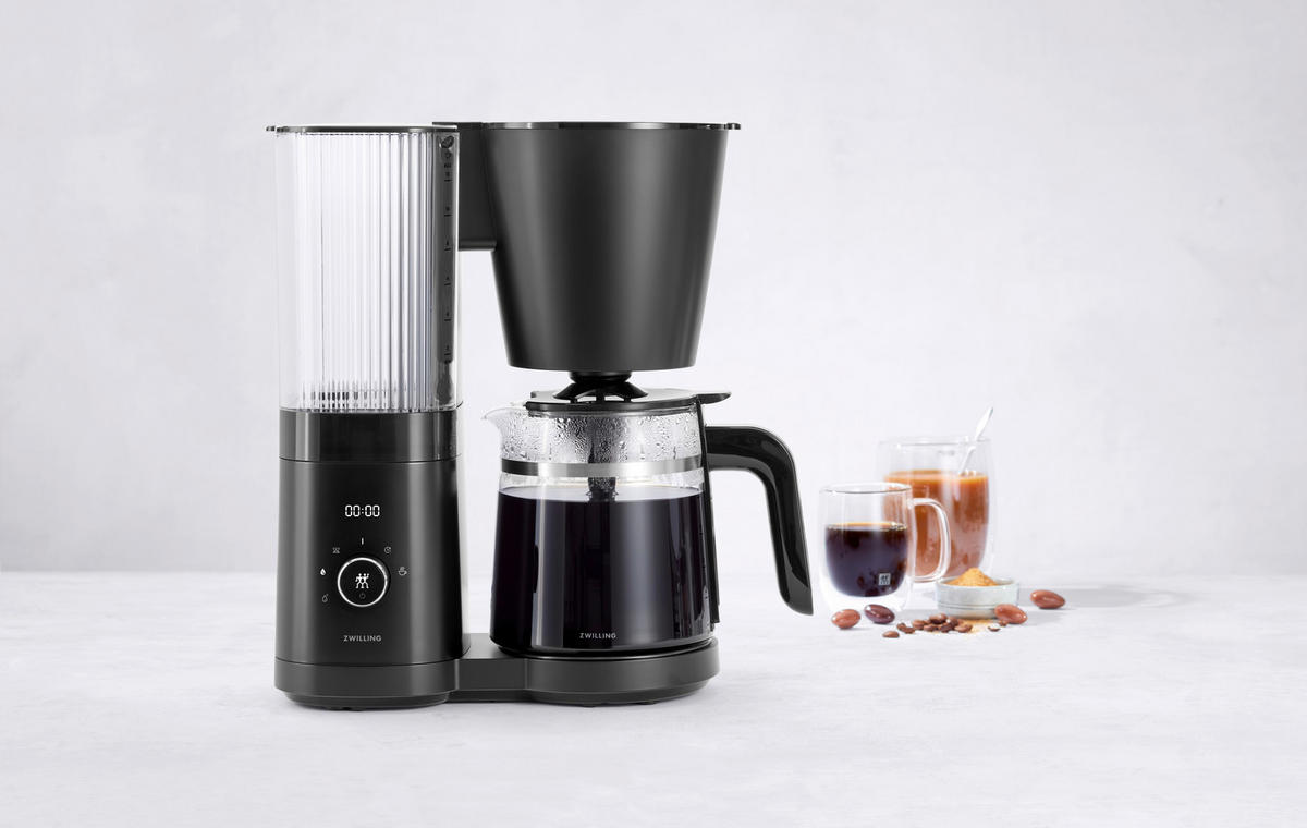 FILTERKAFFEEMASCHINE ZWILLING ENFINIGY BLACK  - Schwarz, Basics, Glas/Kunststoff - Zwilling