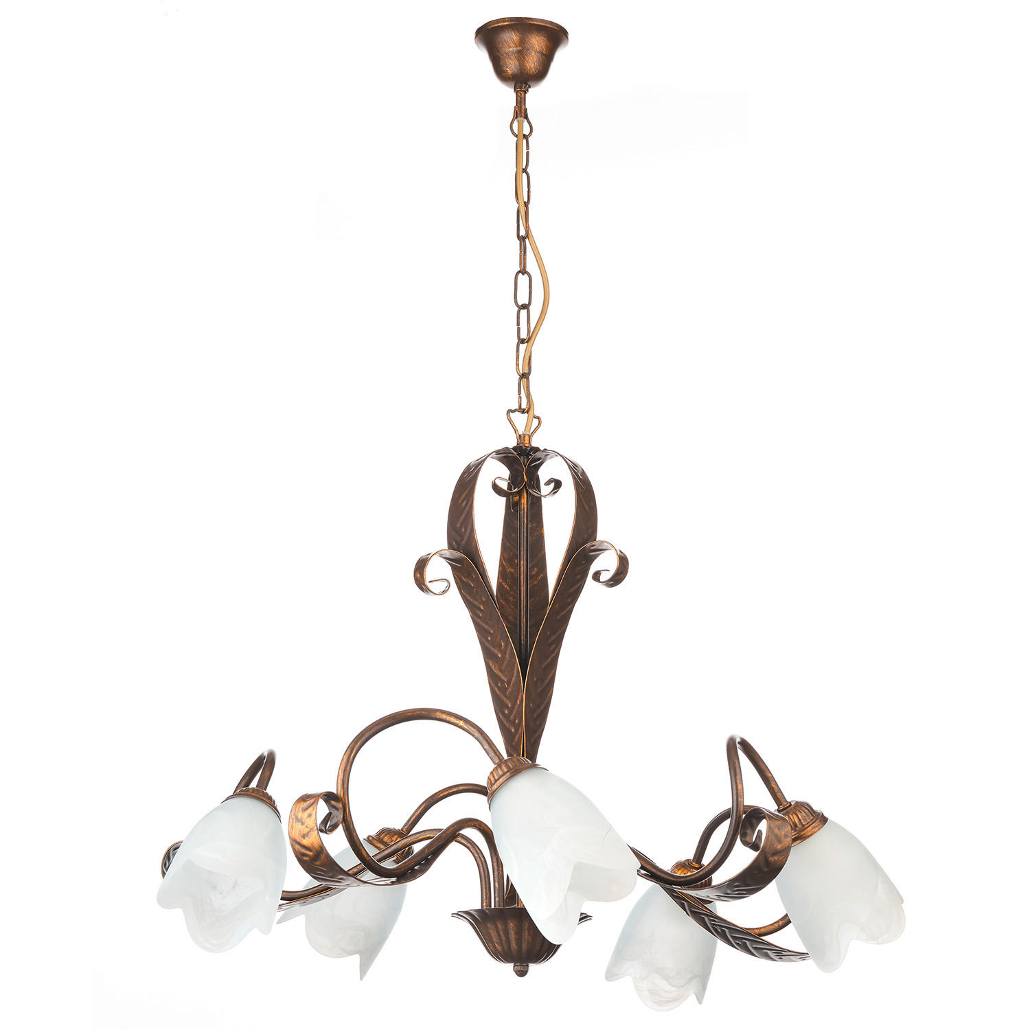 KRONLEUCHTER 70/100 cm   - Bronzefarben, Basics, Glas/Metall (70/100cm)