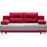 SCHLAFSOFA in Textil Rot, Hellgrau - Rot/Hellgrau, Design, Kunststoff/Textil (200/84/94cm) - Carryhome SCHLAFSOFA in Textil Rot, Hellgrau - Rot/Hellgrau, Design, Kunststoff/Textil (200/84/94cm) - Carryhome