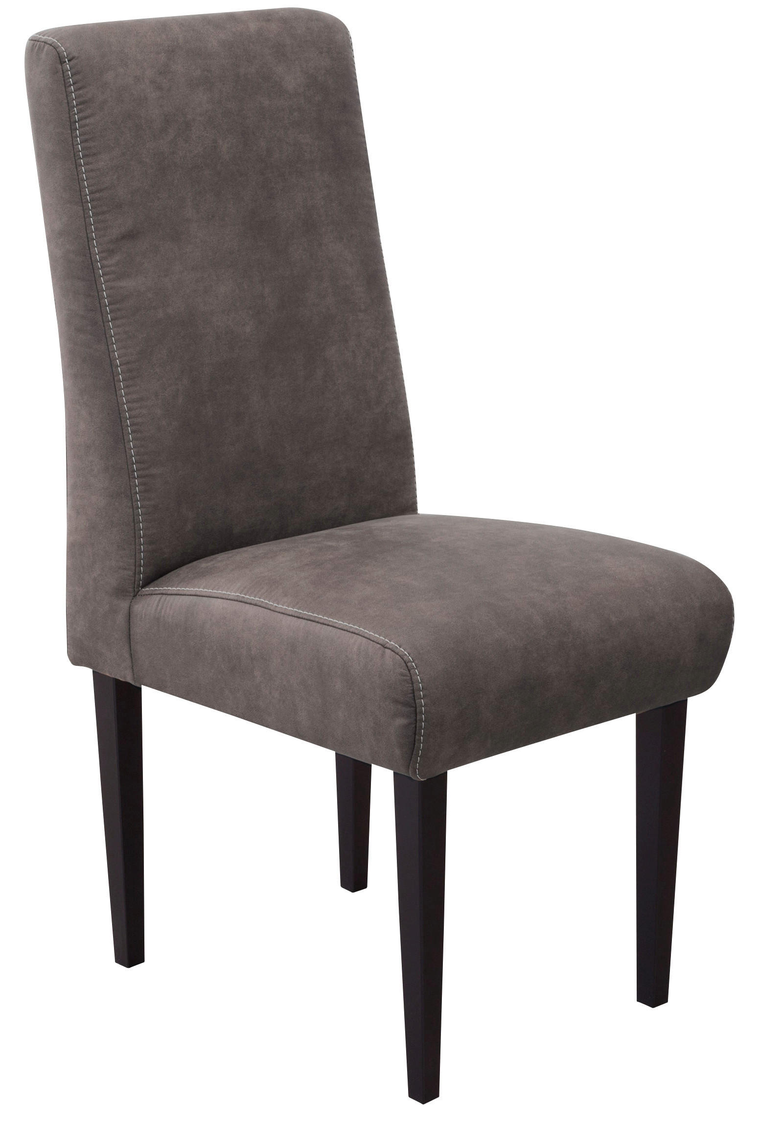 STUHL Mikrofaser Anthrazit  - Anthrazit/Beige, KONVENTIONELL, Holz/Textil (48/103/62cm) - Sit & More