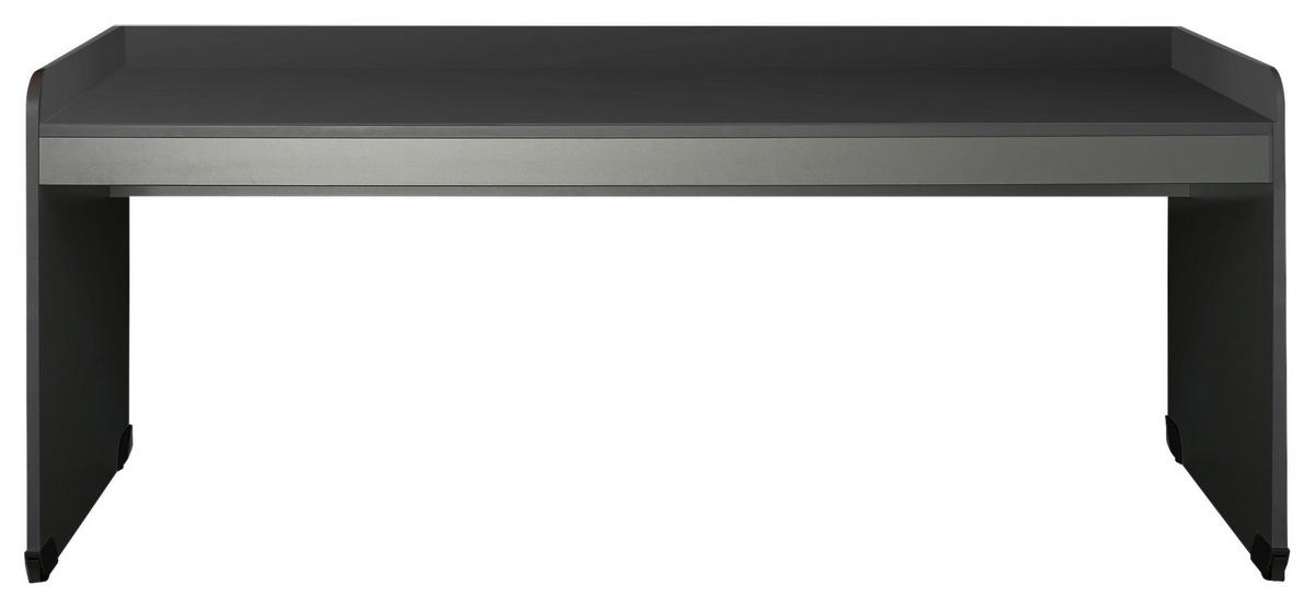 GAMINGTISCH Graphitfarben  - Graphitfarben, MODERN, Holzwerkstoff/Kunststoff (204,4/72/84,3cm) - MID.YOU