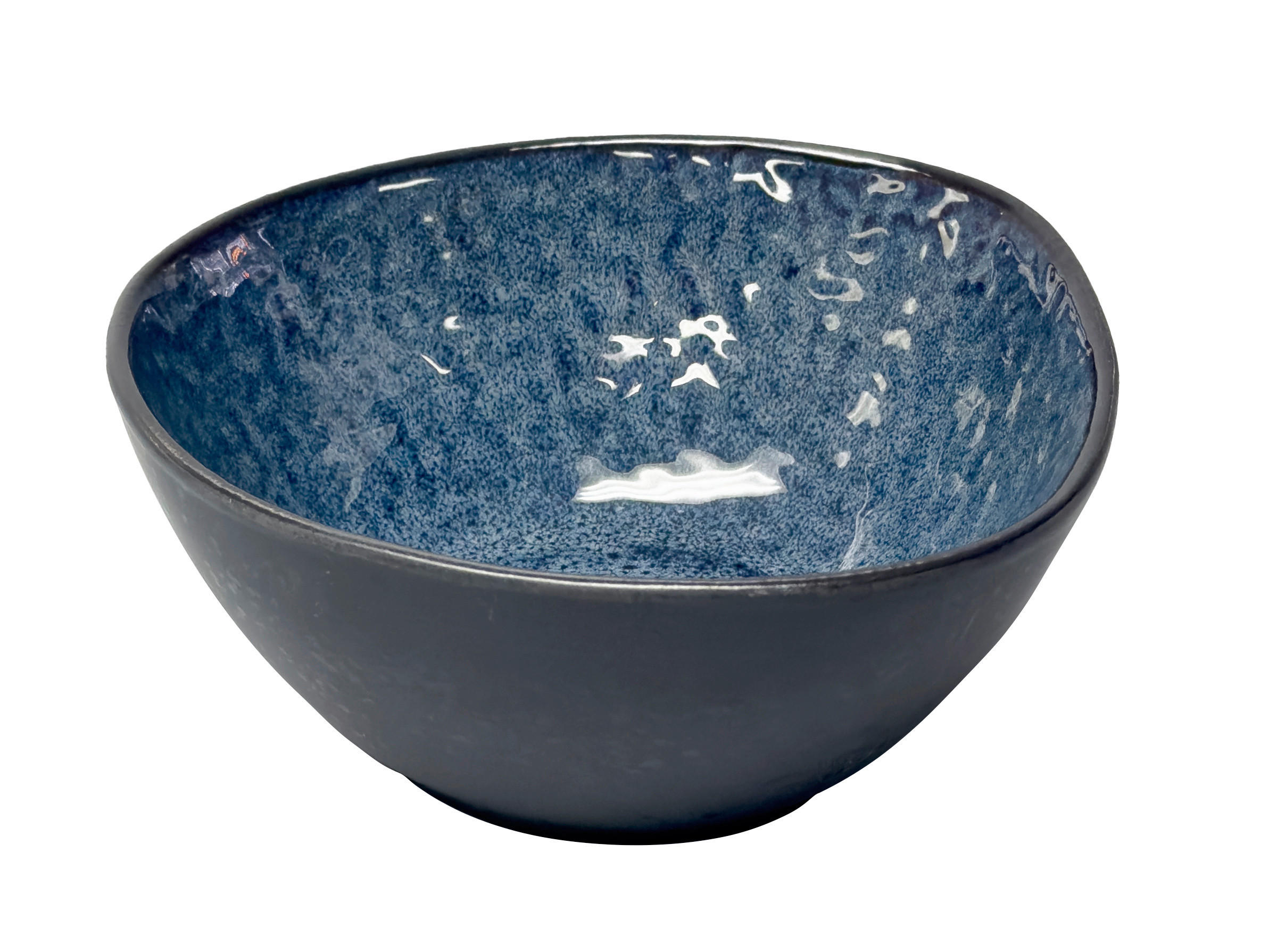 SCHÜSSEL SØREN BLUE  - Blau, Trend, Keramik (18,1/16,9cm) - Novel