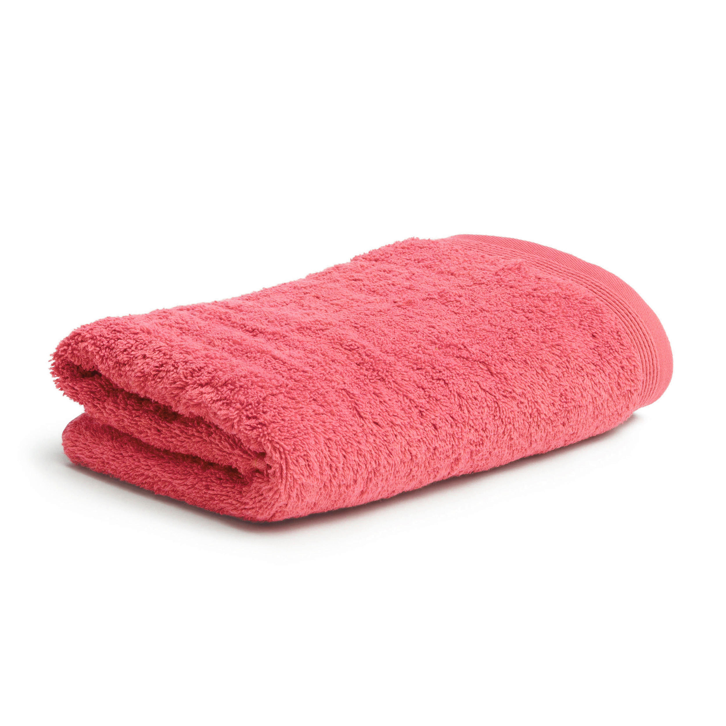 HANDTUCH Superwuschel Koralle  - Koralle, Basics, Textil (50/100cm) - Moeve