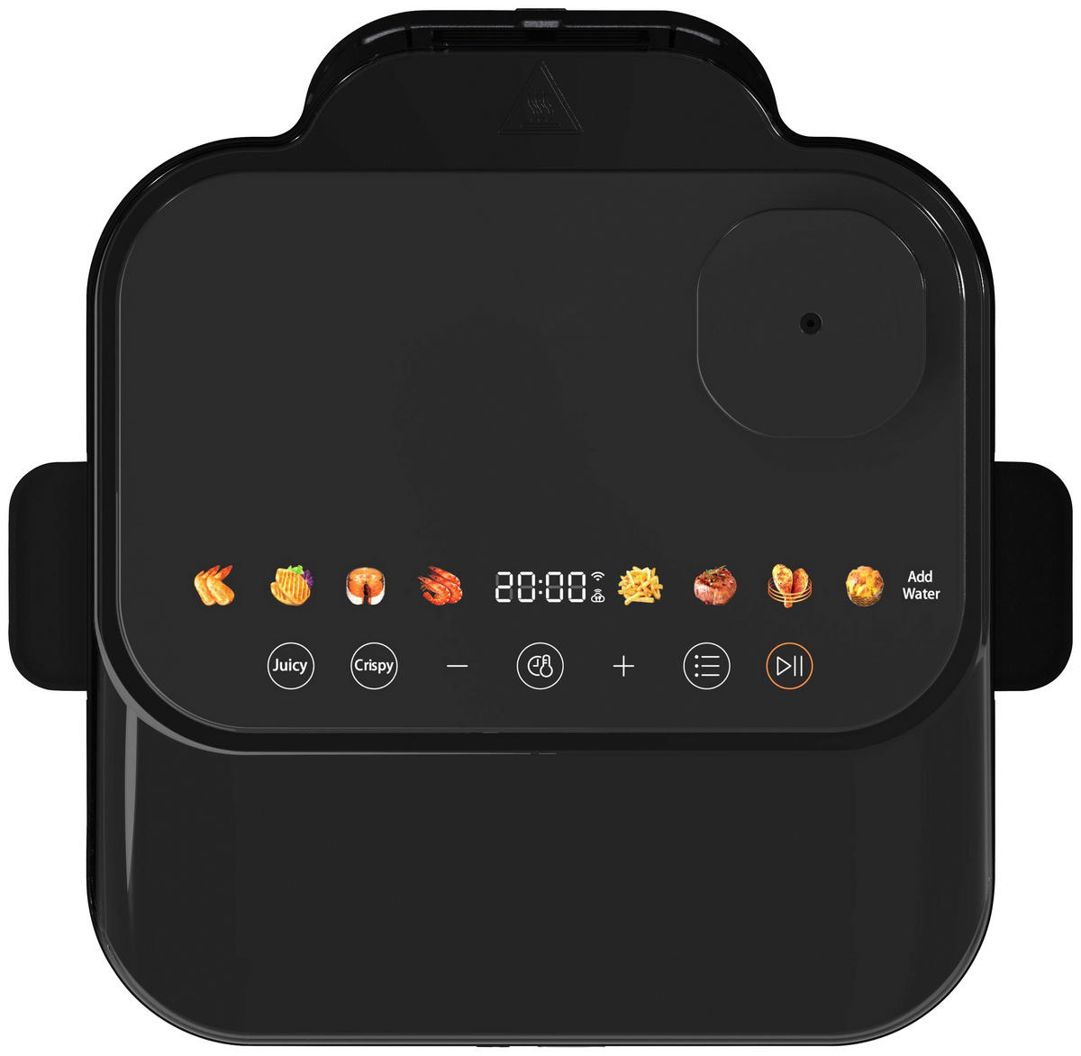 HEIßLUFTFRITTEUSE Airfryer MF-CY75C2 7 L  - Dunkelgrau, Basics, Kunststoff/Metall (32,0/31,5/31,2cm) - Midea