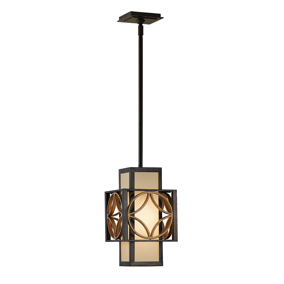 HÄNGELEUCHTE 20.3/44 cm    - Goldfarben/Bronzefarben, Konventionell, Metall (20.3/44cm) - Elstead Lighting