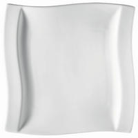 DESSERTTELLER Swing   21,5/21,5 cm  - Weiß, Basics, Keramik (21,5/21,5cm) - Novel