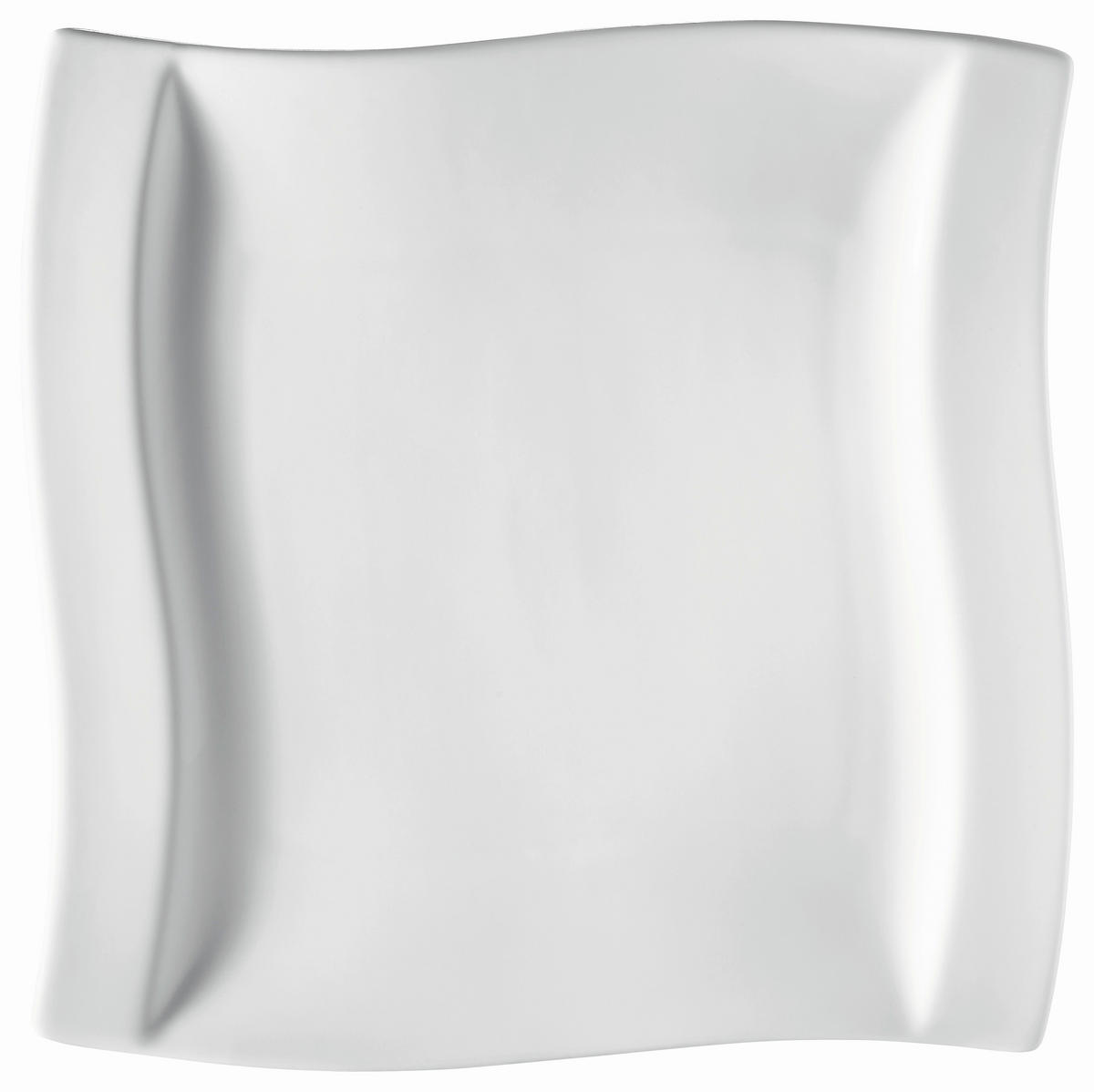 DESSERTTELLER Swing   21,5/21,5 cm  - Weiß, Basics, Keramik (21,5/21,5cm) - Novel