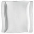 DESSERTTELLER Swing   21,5/21,5 cm  - Weiß, Basics, Keramik (21,5/21,5cm) - Novel